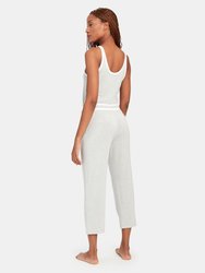 Lorena Mid Rise Cropped Wide Leg Pants