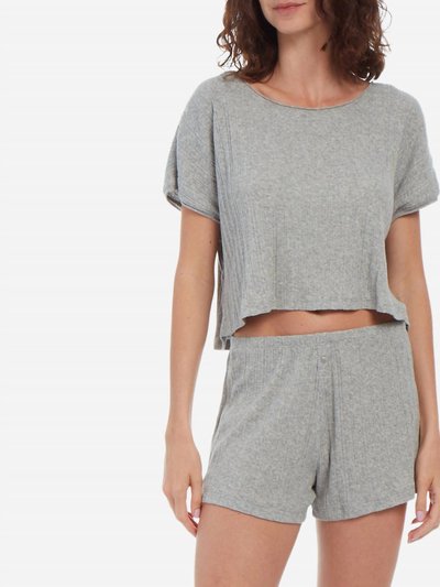 Skin Rue Pj Set In Heather Grey product