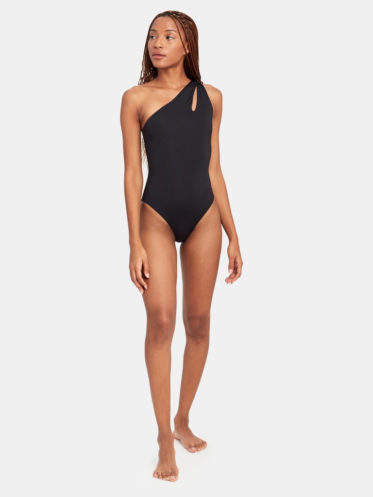 The Reversible One-Shoulder Phoenix Maillot