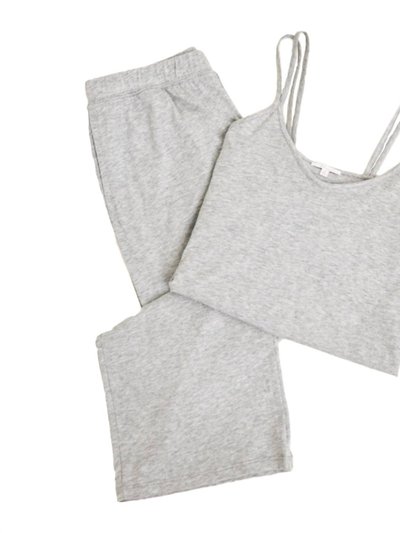 Skin Women's Cami Pant Set In Heather Grey product