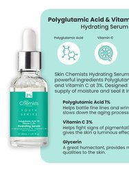 Polyglutamic Acid & Vitamin C Hydrating Serum 30ml