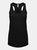 Skinni Fit Essential Longer Length Rib Vest Top (Black) - Black