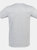 Skinni Fit Men Mens Feel Good Stretch V-neck Short Sleeve T-Shirt (Heather Grey)