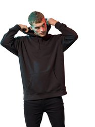 Skinni Fit Unisex Oversized Hoodie (Black)