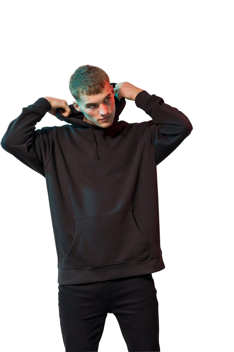 Skinni Fit Unisex Oversized Hoodie (Black)