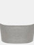 Skinni Fit Womens/Ladies Fashion Sustainable Adjustable Strap Crop Top (Heather Grey)