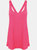 Skinni Fit Womens/Ladies Fashion Workout Tank Top - Neon Pink