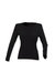 Skinni Fit Womens/Ladies Feel Good Stretch Long Sleeve T-Shirt (Black) - Black