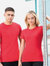 Skinni Fit Womens/Ladies Feel Good Stretch Short Sleeve T-Shirt (Bright Red)