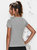Skinni Fit Womens/Ladies Feel Good Stretch V-Neck Short Sleeve T-Shirt (Heather Grey)