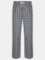 Skinnifit Mens Tartan Lounge Pants (White/Multi Check) - White/Multi Check