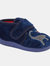 Sleepers Childrens/Kids Diplodocus Slippers - Navy