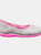 Womens/Ladies Isla Dotted Ballerina Memory Foam Slippers (Grey/Fuchsia) - Grey/Fuchsia