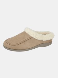 Womens/Ladies Janine Mules (Camel)