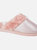 Womens/Ladies Juliet Sparkle Slippers - Pink