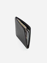 R1SO 1 Pocket 2 Slot Wallet (78mm) - Black