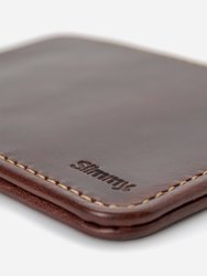 R1SO 1 Pocket, 2 Slot Wallet (78mm) - Oil Tan