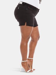 Side Vent Shorts - Black