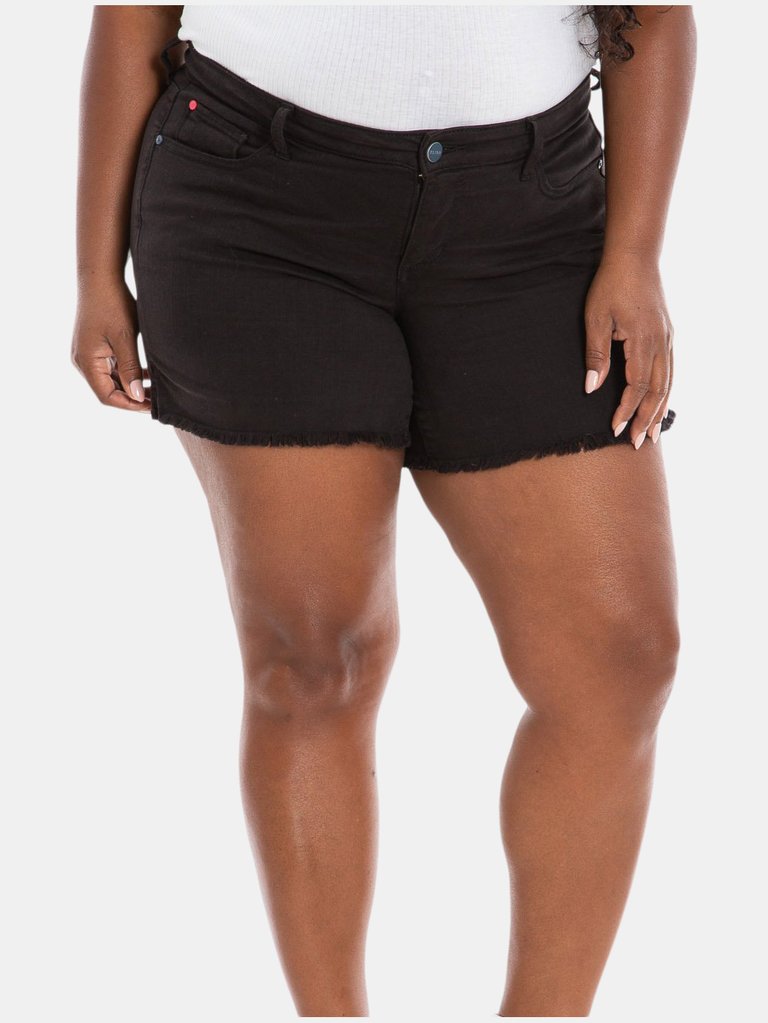 Side Vent Shorts - Black