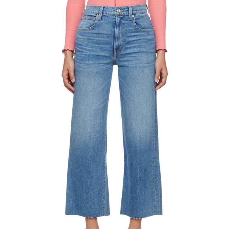 Grace Crop Jeans In Blue Bird - Blue Bird