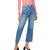 Grace Crop Jeans In Blue Bird