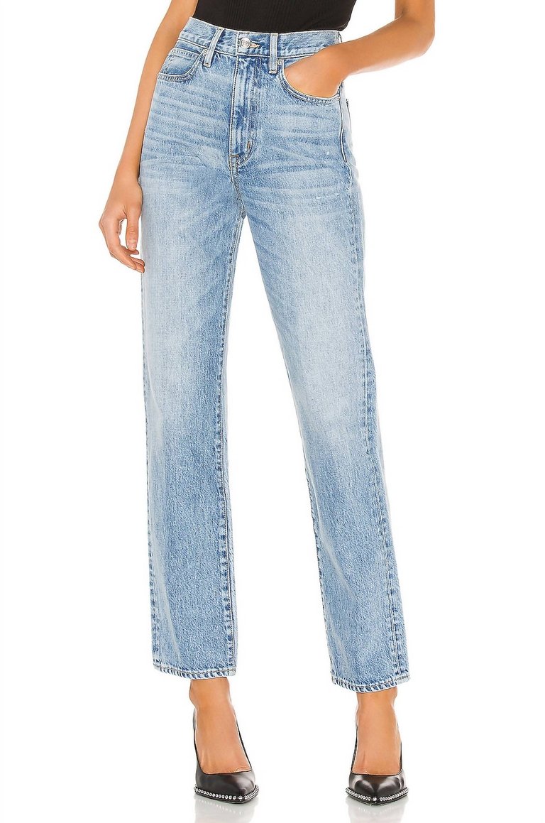 London High Rise Straight Jeans In Heartache