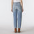 London Ultra High Rise Cropped Straight Jean In Salt Flats