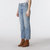 London Ultra High Rise Cropped Straight Jean In Salt Flats