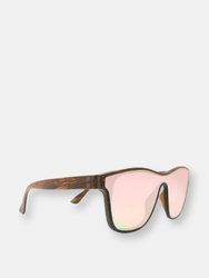 Heartbreaker - Wood Sunglasses - Rose