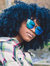 Hollywood - Ice Blue - Wood Sunglasses