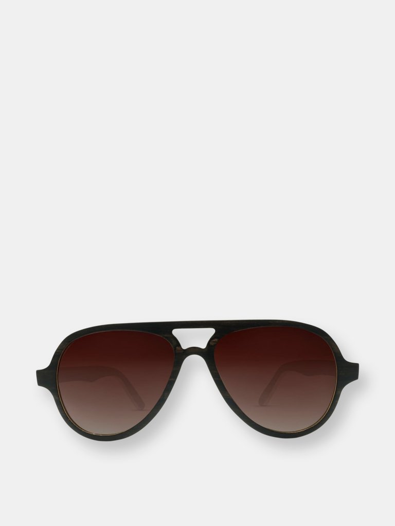 The OG - Brown Gradient - Wood Sunglasses