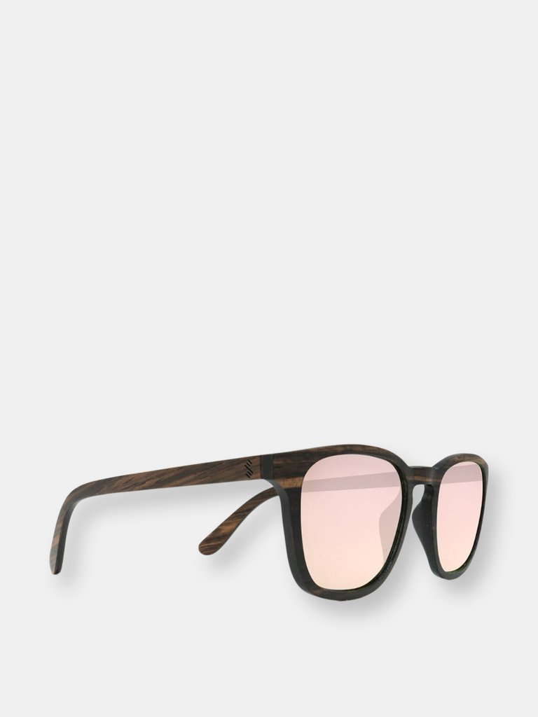 Traveler - Rose - Wood Sunglasses