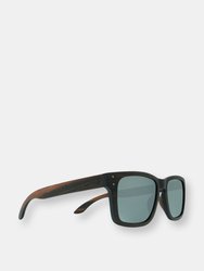 Trekker - Wood Sunglasses - Silver Mirror