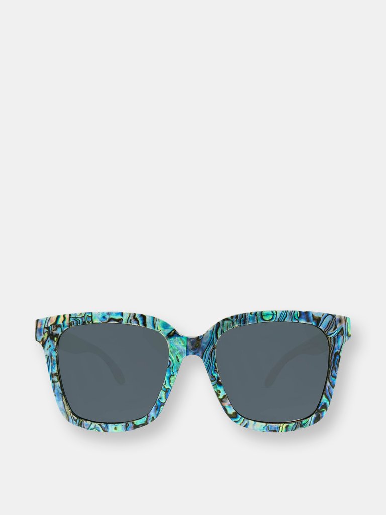 Vixen Abalone - Wood Sunglasses