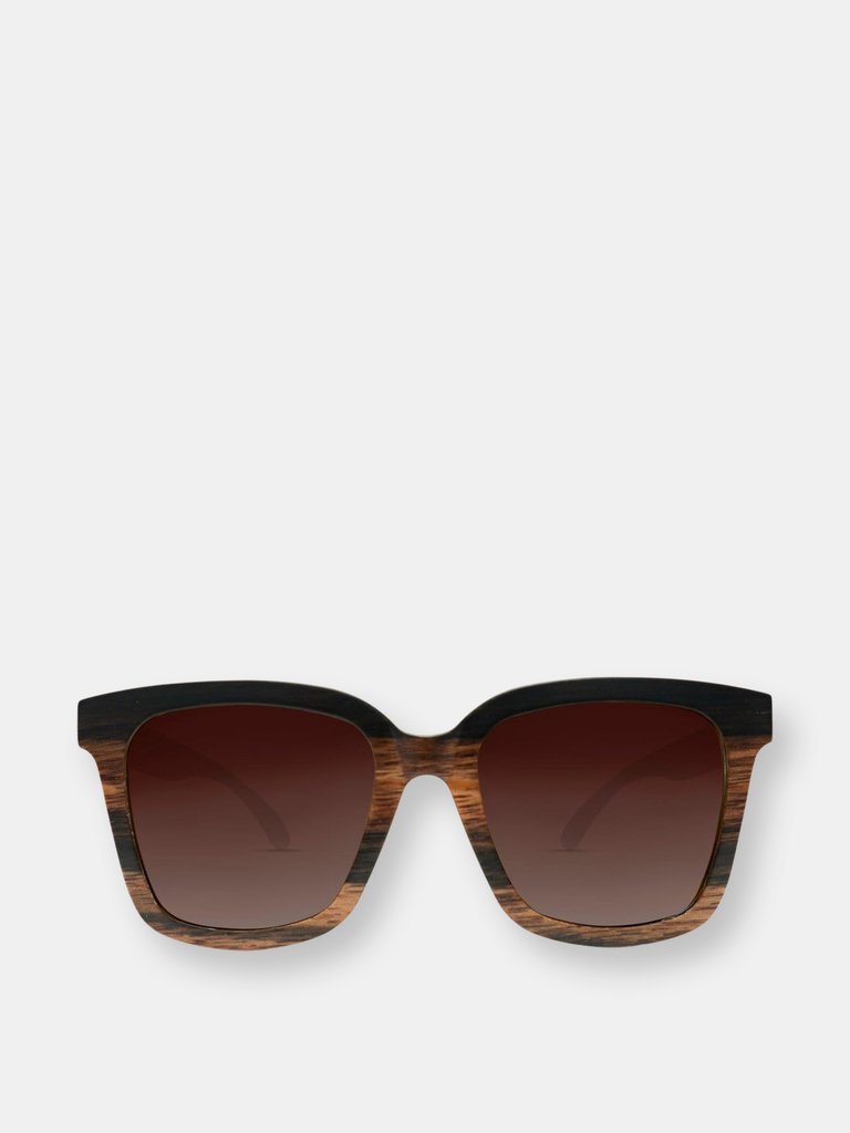 Vixen - Wood Sunglasses - Brown