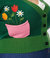 Plus Size Green & Pink Flower Pocket Cardigan