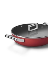 4 Qt Deep Pan With 11" Lid - Red