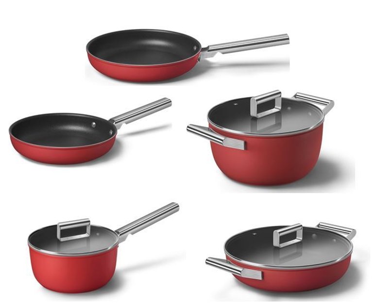 8pc Cookware Set CKFB08 - Red