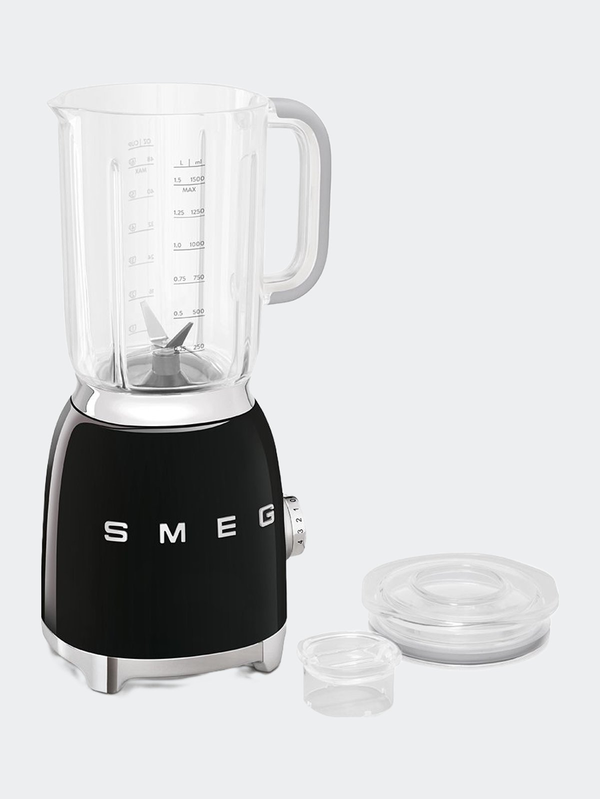 SMEG Hand Immersion Blender and Food Processor, Black