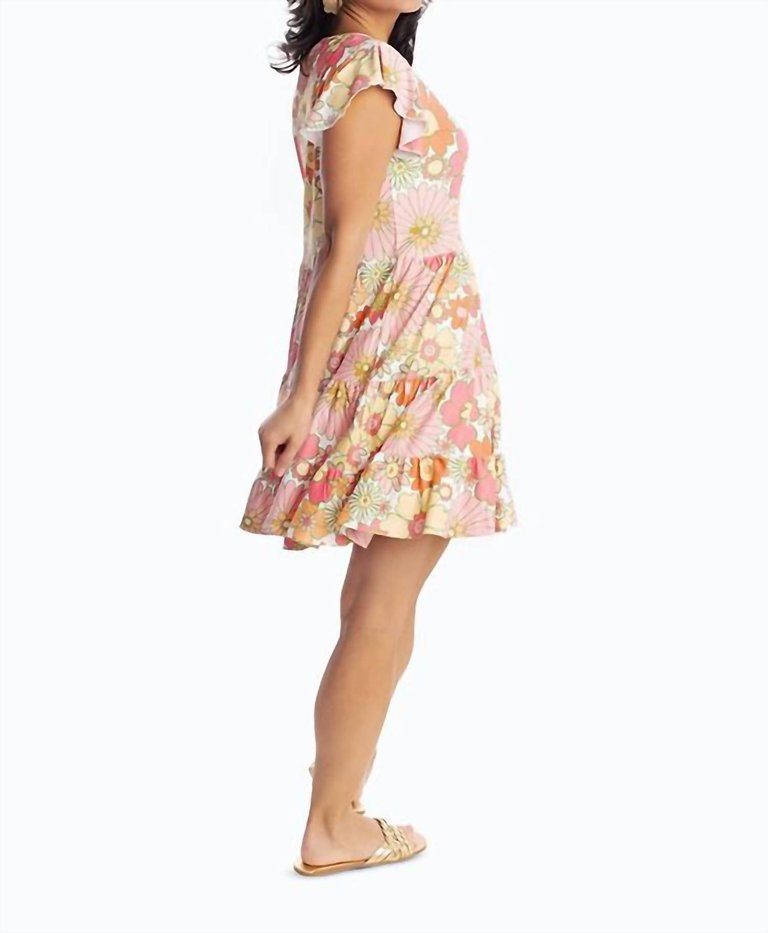 Delaney Dress In Retro Floral