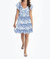 Delaney Dress In Sea Flowers - Sea Flowers