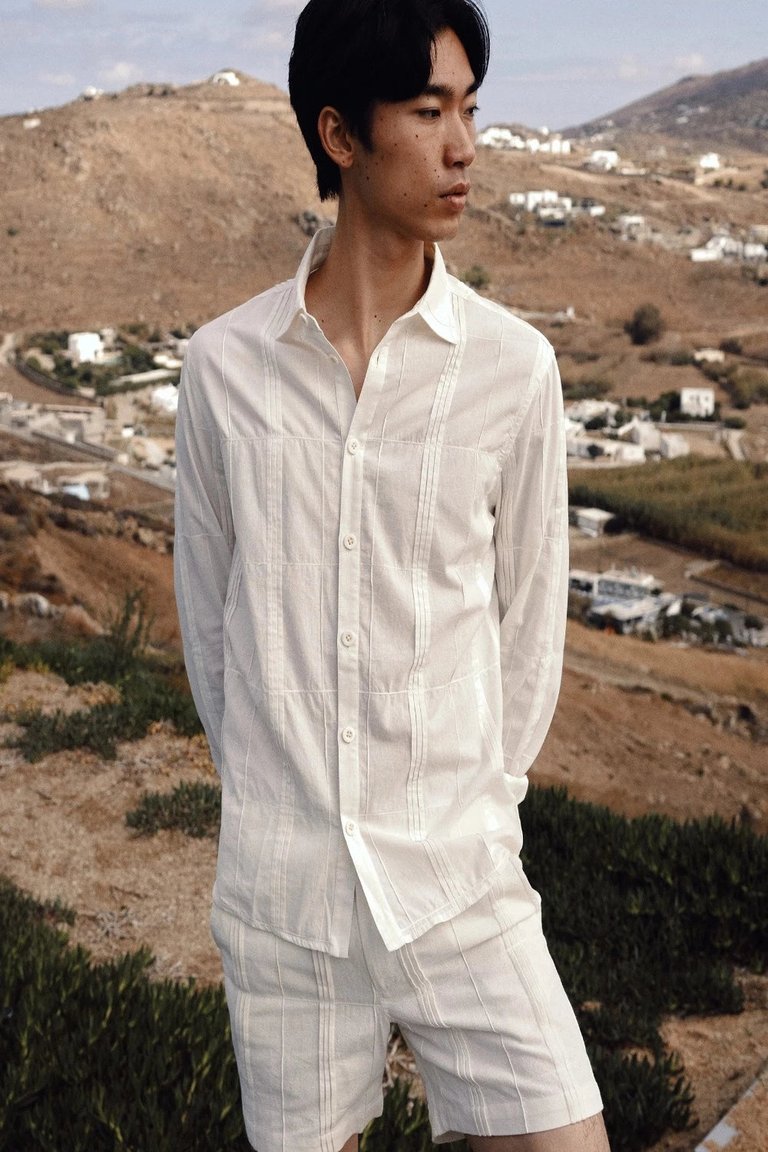 Holbox Cotton Shirt - Ivory