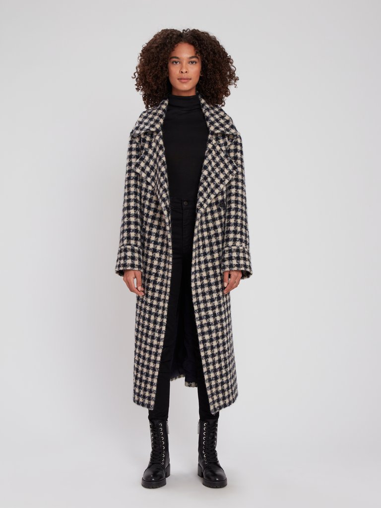 Blanket Checkered Coat