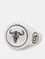 Bull Skull Signet Ring - Sterling Silver