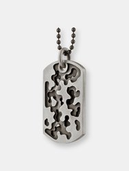 Camouflage Dog Tag Necklace