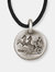 “Chariot” Intaglio Pendant in Sterling Silver - Sterling silver