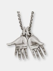Hands Pendant in Sterling Silver - Sterling silver