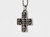 Multi Skull Cross Pendant Necklace