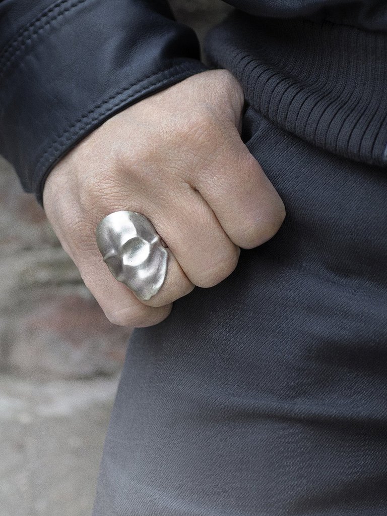 "Phantom" Skull Ring