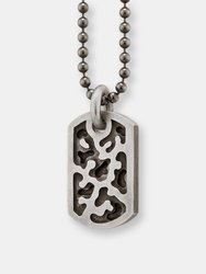 Small Camouflage Dog Tag